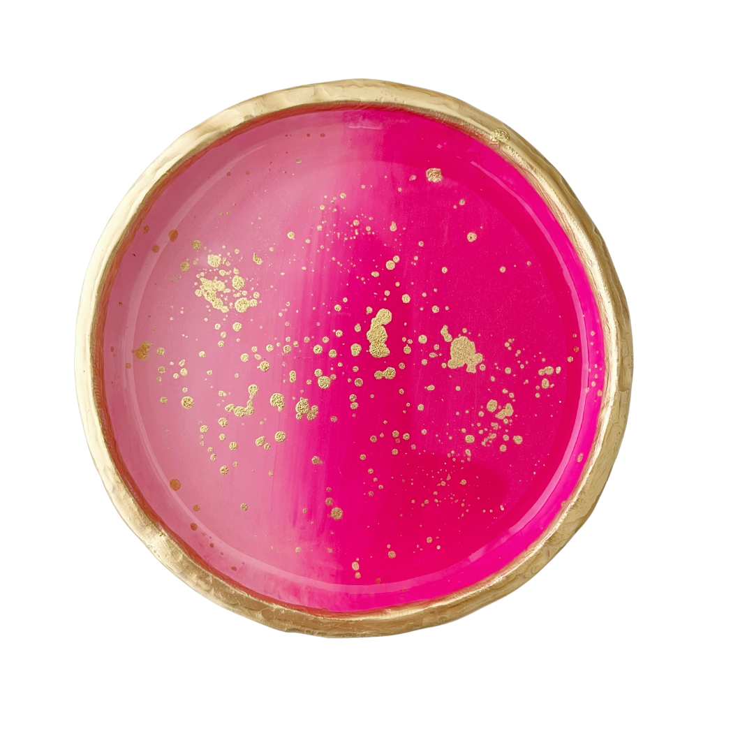 Pink Ombre Ring Dish