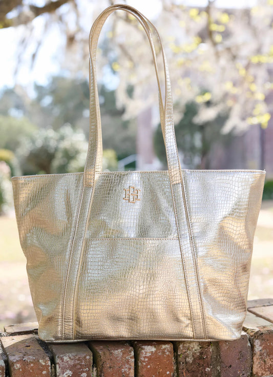 Darla Tote Bag - Gold