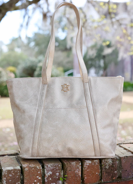 Darla Tote Bag - Shimmer Champagne