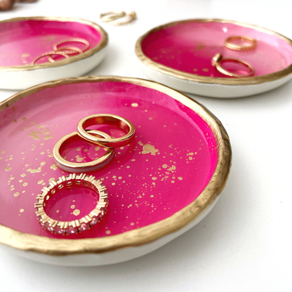 Pink Ombre Ring Dish