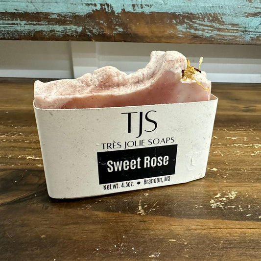 Trés Jolie Soaps - Sweet Rose (4.5oz)