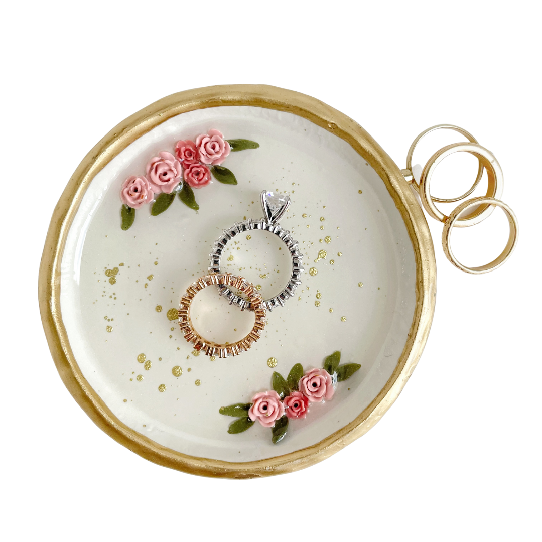 Floral Ring Dish