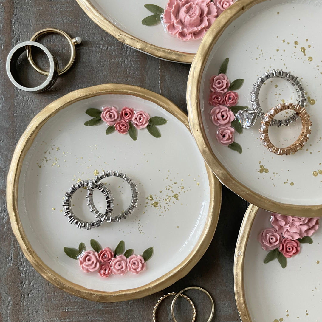 Floral Ring Dish