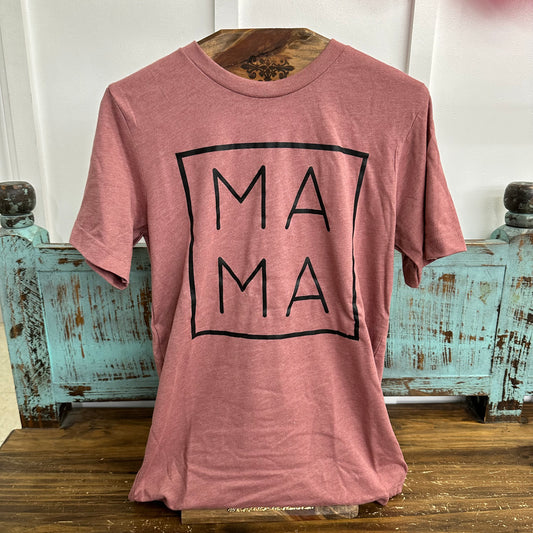 Bella + Canvas Mama T-Shirt - Red