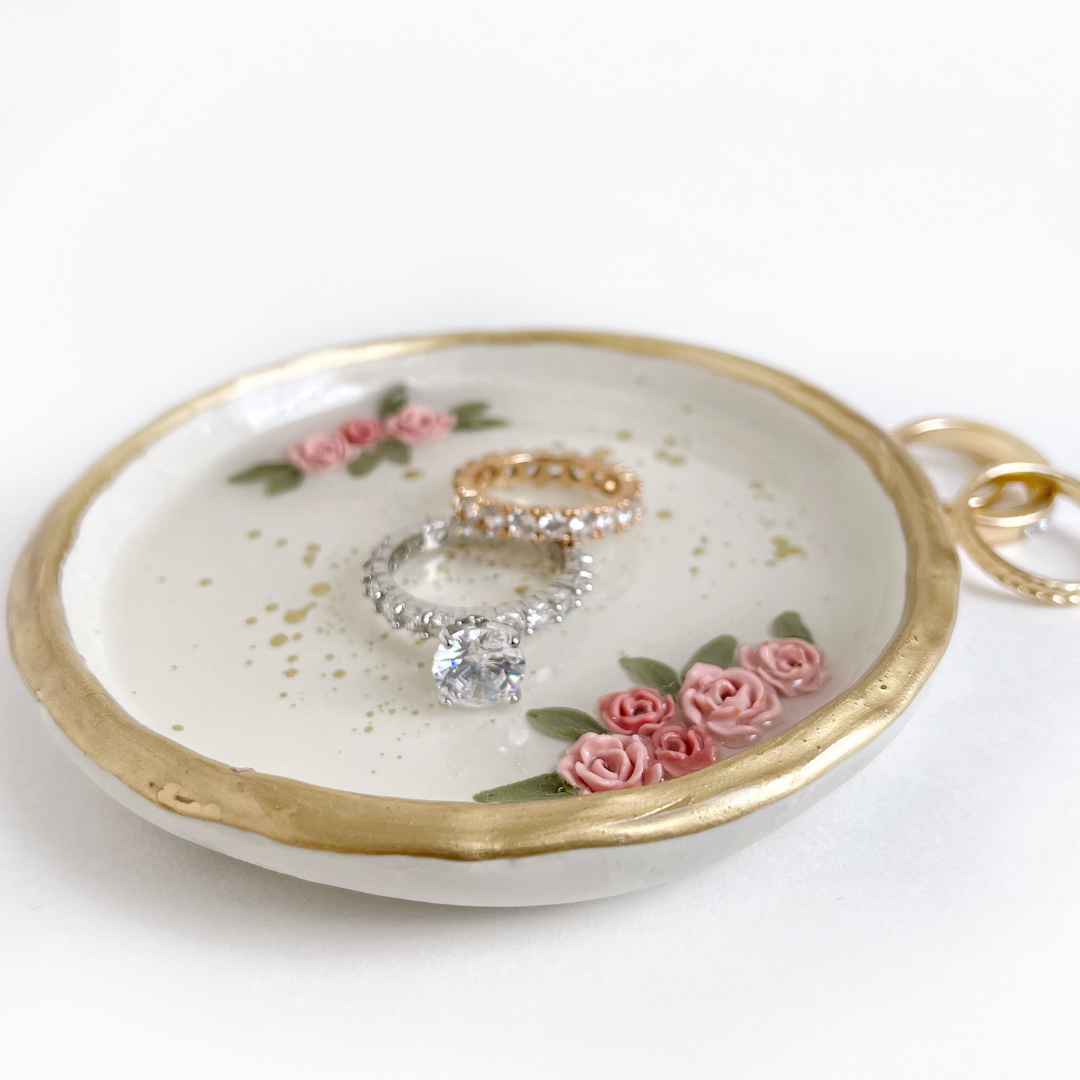 Floral Ring Dish