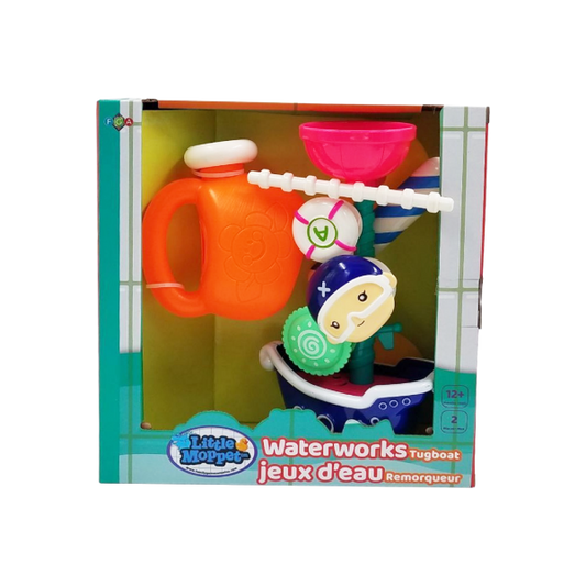 Little Moppet Bath Toys Waterworks Tugboat