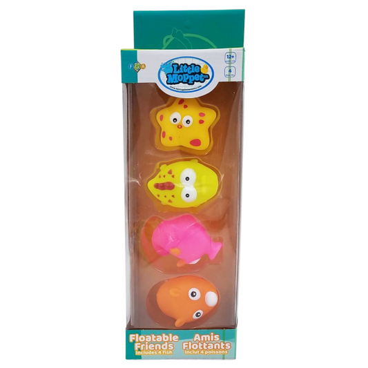 Little Moppet Bath Toys Floatable Friends (4 Pack)