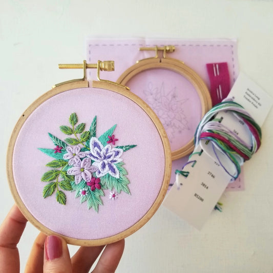 Tender Petals Beginner Embroidery Kit