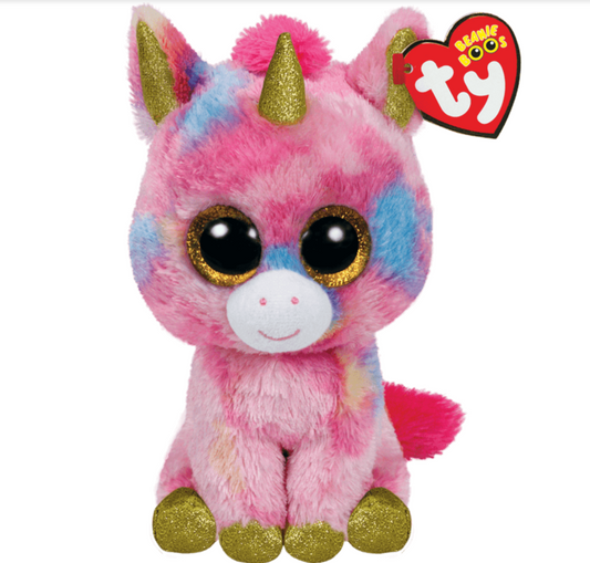 Ty Beanie Boos - Fantasia, the Multi-Colored Unicorn