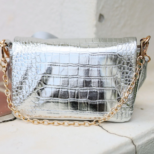 Dakota Crossbody Bag - Platinum