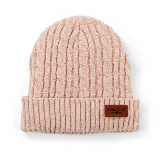 Beyond Soft Chenille Hat - Blush