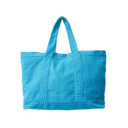 Terry Cloth Tote - Blue