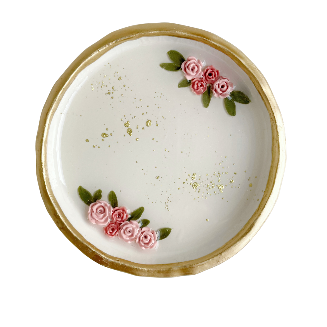 Floral Ring Dish